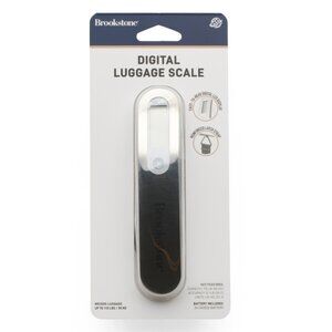 BROOKSTONE Grey Tsa Approved Digital Luggage Scale